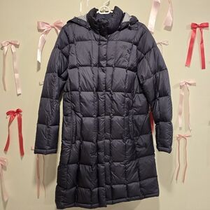 Women's The North Face Puffer Coat Dark Lilac, XL